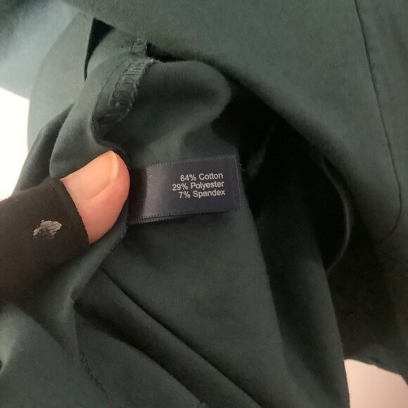 Eloquii By The Limited Womens Plus Size 20 Ruffle Front Blouse 3/4 Sleeve Green - Picture 4 of 9